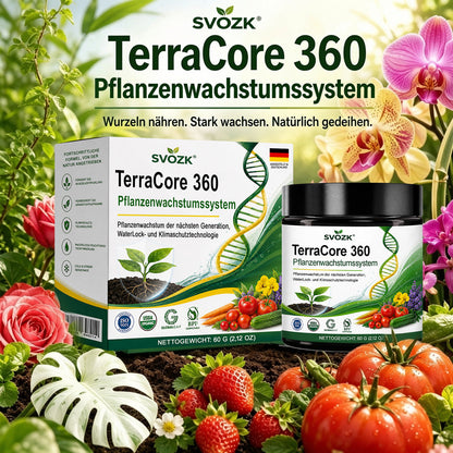 🇩🇪 Offizieller Markenshop | 🍃 SVOZK® TerraCore 360 Pflanzenwachstumssystem – Stärkere Wurzeln, gesündere Pflanzen & größere Ernten