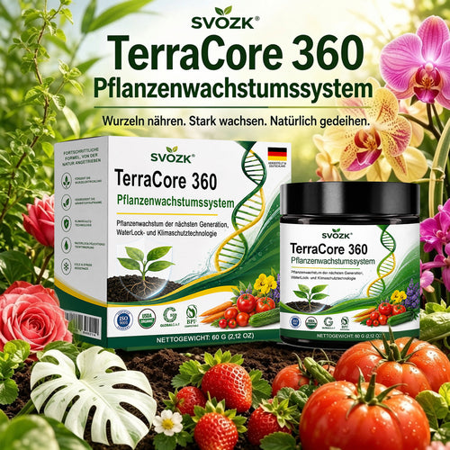 🇩🇪 Offizieller Markenshop | 🍃 SVOZK® TerraCore 360 Pflanzenwachstumssystem – Stärkere Wurzeln, gesündere Pflanzen & größere Ernten