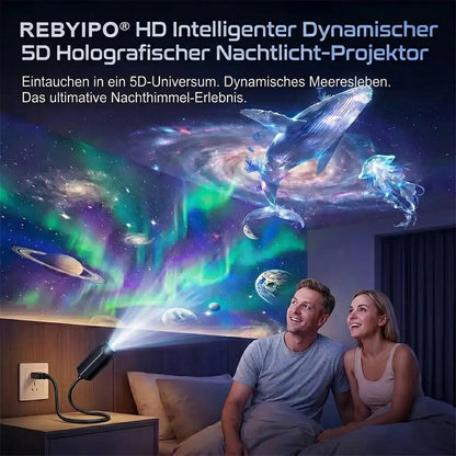 🔥 Nur heute – 70 % Rabatt! | REBYIPO® Nachtlicht-Projektor – Intelligenter holografischer Sternenprojektor 🌠