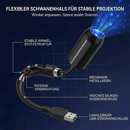 🔥 Nur heute – 70 % Rabatt! | REBYIPO® Nachtlicht-Projektor – Intelligenter holografischer Sternenprojektor 🌠
