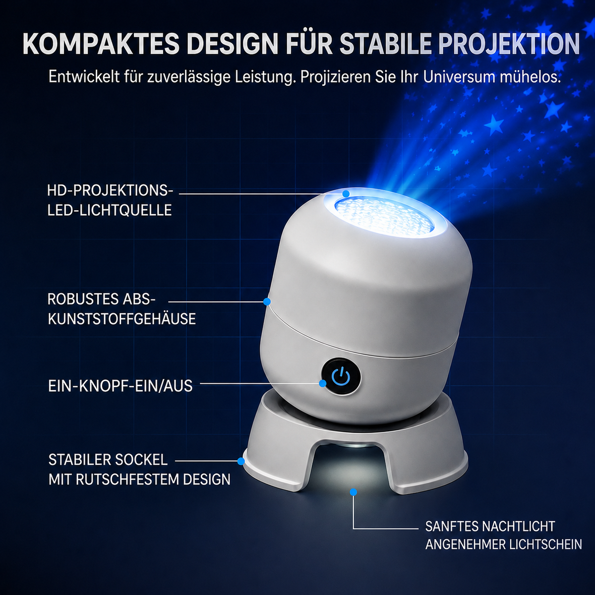 👉Sommer-Sale🔥🐳Letzter Tag 70% RABATT丨REBYIPO® STERNENMEER — Intelligenter 5D-Holografie-Sternenhimmel- & Ozean-Projektor 🌠
