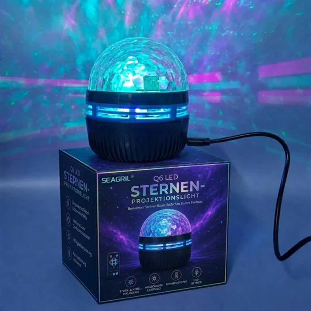 Offizieller Store | 💕🎁 SEAGRIL® 360° Intelligenter Hologramm-Sternenhimmel-Projektor (HD Smart Dynamic 5D)（德）