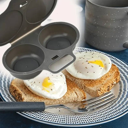 🥚 JETZT 50 % RABATT! Billhol®⏱️ Mikrowellen-Eierkocher – Perfekte pochierte Eier in 2 Minuten, ohne Öl & spritzsicher – Schnelles, gesundes und sauberes Frühstück 🌿