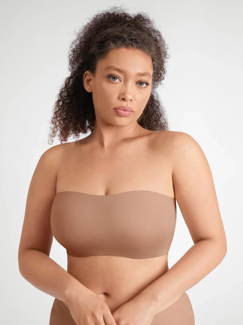 🏆 LUCKYSONG® Butterweicher trägerloser Bandeau-BH