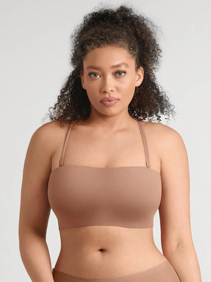 🏆 LUCKYSONG® Butterweicher trägerloser Bandeau-BH
