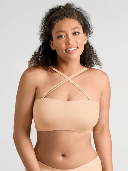 🏆 LUCKYSONG® Butterweicher trägerloser Bandeau-BH